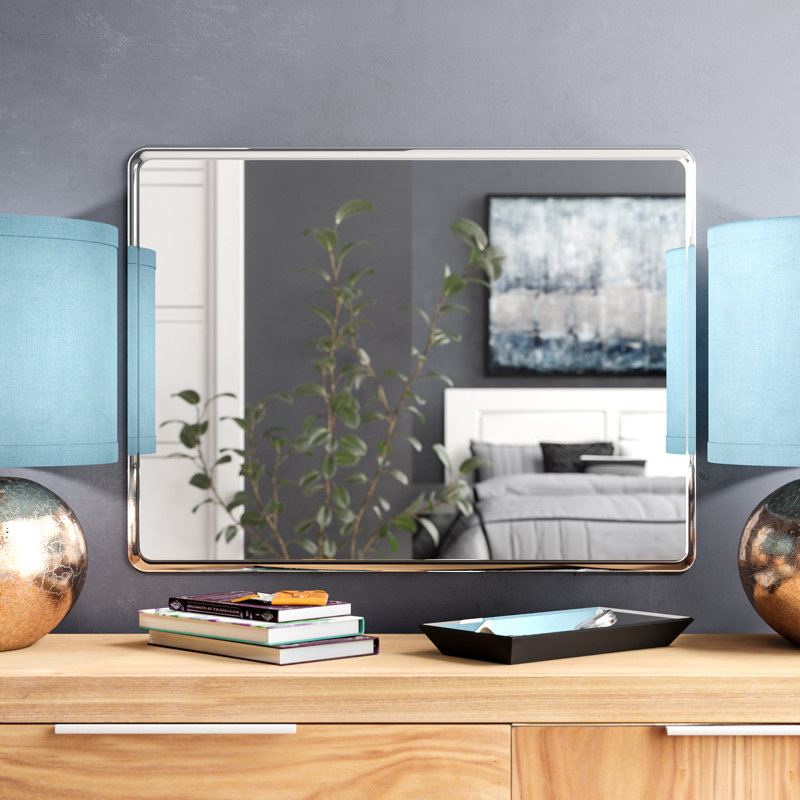 Ivy Bronx Hern & Contemporary Beveled Frameless Wall Mirror & Reviews ...